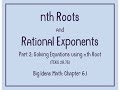 Understanding Rational Exponents and Geometry Applications