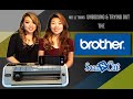 Brother Scan N Cut 2 vs. Cricut Unboxing and Cutting Stickers by the Mei Li twins