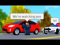 My Uber Driver GOT PULLED OVER! He Was Not Having A Good Day! (Roblox)