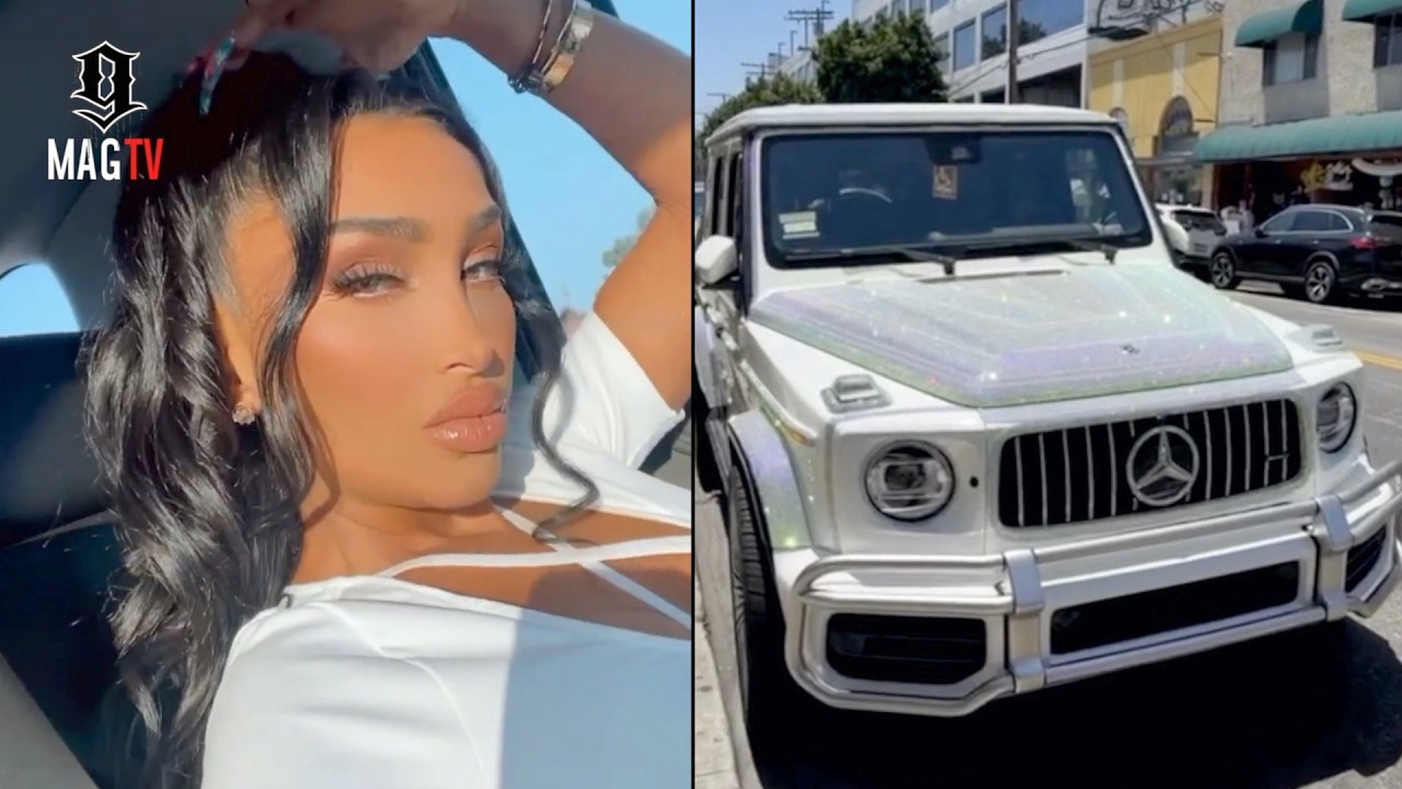 Tyreke Evans' "BM" Angel Brinks Receives Her Sparkling G-Wagon! 💠