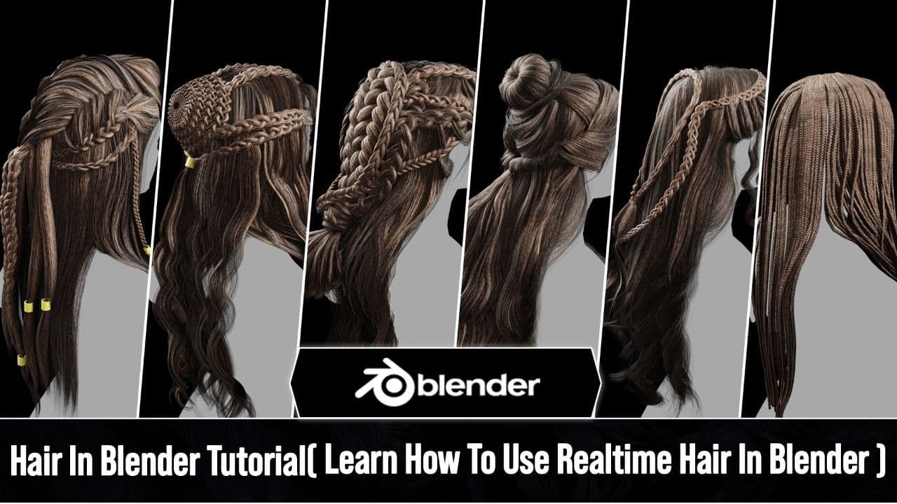 Blender Hair Tutorial: How to Use the Hair Tool for Blonde Hair - wide 5