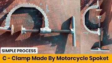 How To Make C Clamp By Motorcycle Sprocket