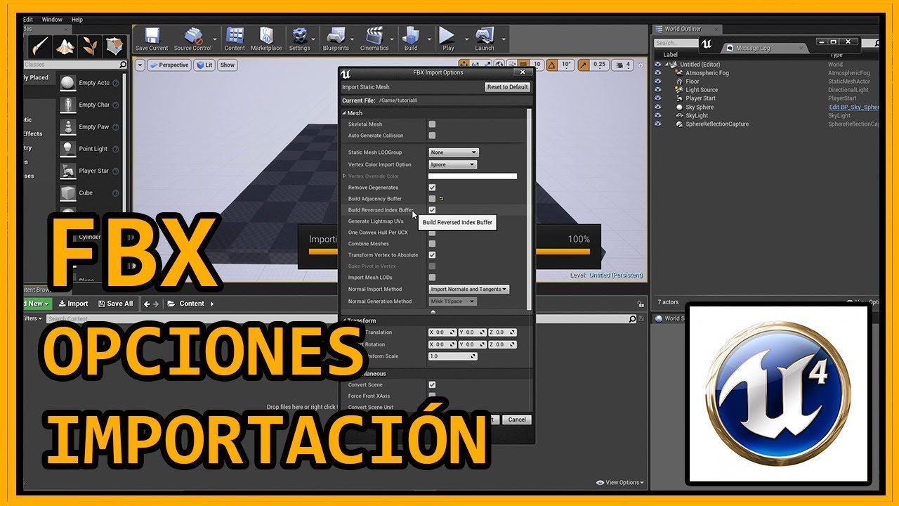 Unreal Engine | Importar un FBX - YouTube