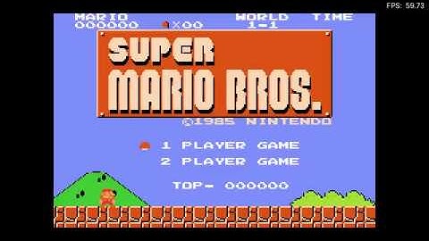 mGBA emulation - Classic NES Super Mario Bros.