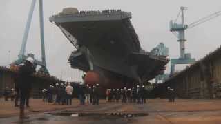 Dry Dock 12 Flooded at Newport News Shipbuilding