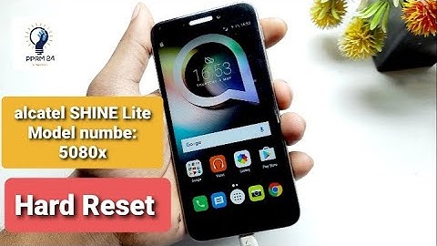 HARD RESET Alcatel SHINE Lite | How to | Tips and Tricks | PPRM 24