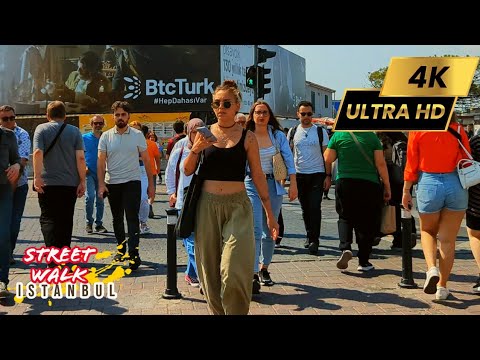 İstanbul, Kadıköy, Söğütlüçeşme Cd, Kadıköy Sahil July 2023 ♥️🇹🇷 | 4K UHD 60FPS