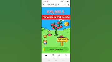 Tomarket Secret Code Today | Tomarket Today Daily Combo | Tomarket Daily Mystery Code #tomarket