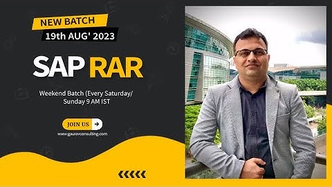 SAP Revenue Accounting & Reporting (RAR) | IFRS15