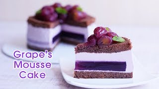 Grape mousse cake ｜ Party Kitchen --Recipe transcription of Party Kitchen