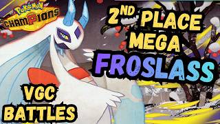2nd Place MEGA FROSLASS Team on Master Ball Rank!! Pokemon Champions VGC Wifi Battles