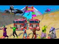 Spider-Man and SuperHeroes Cars Challenge - Pinball Ramp GTA V and Music NCS