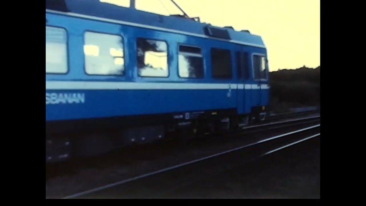 Provkörning av X10p 201 i Lindholmen 1990