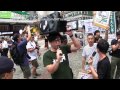 2015.05.31 - 《六四二十六週年 遊行》 (15:26) 本土派人士 追撃 支聯會 遊行隊伍