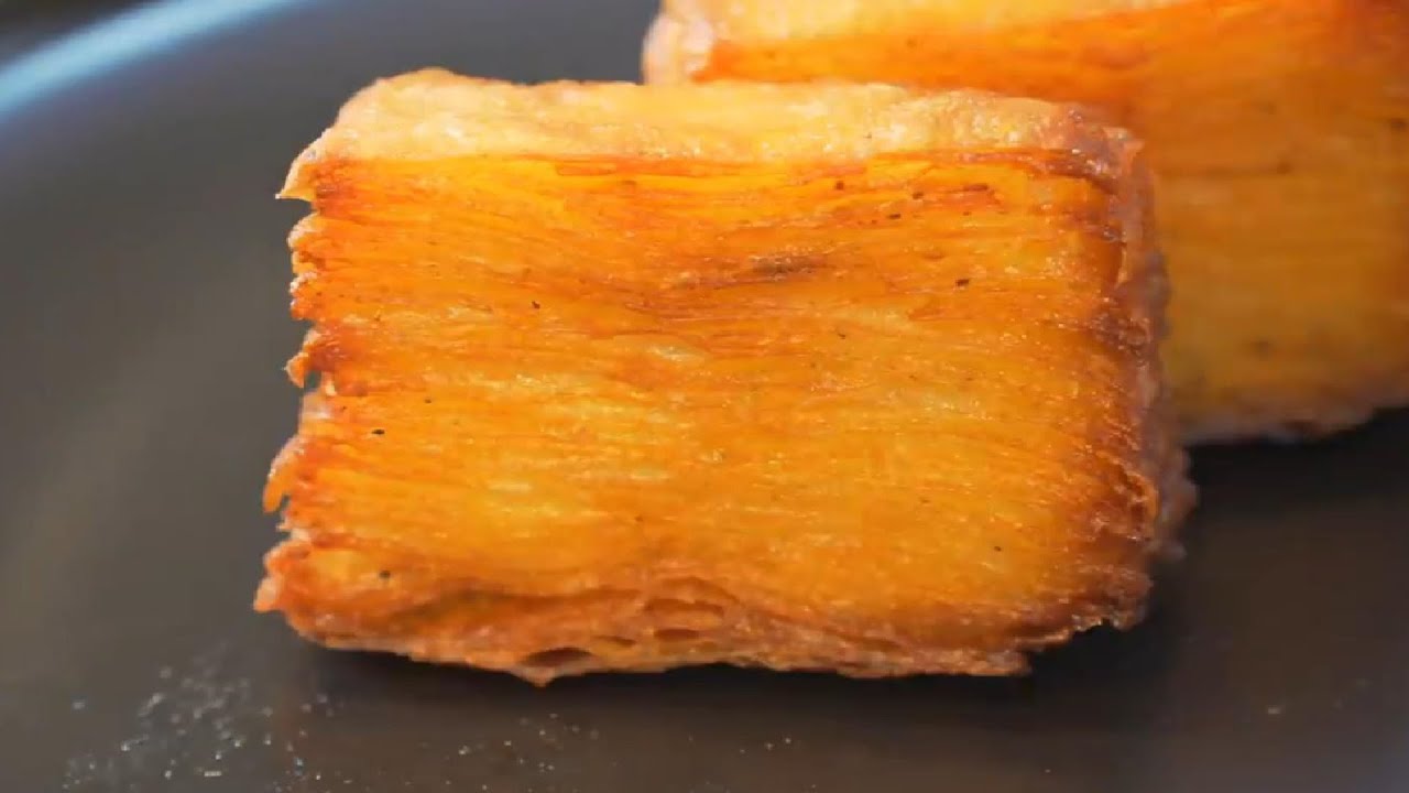 Thousand Layer Crispy potatoes Fries | Patatas fritas crujientes de mil ...