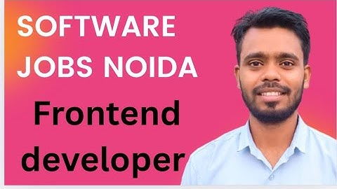 Software Job  Noida Web Developer Jobs  frontend developer jobs noida  #jobsearch #softwareengineer