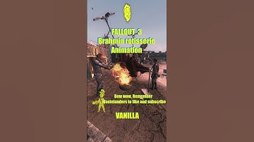 FO3 | MOD 💾FALLOUT  3 Brahmin rotisserie Animation 2- #FO3 #MOD #Fallout3 #modding
