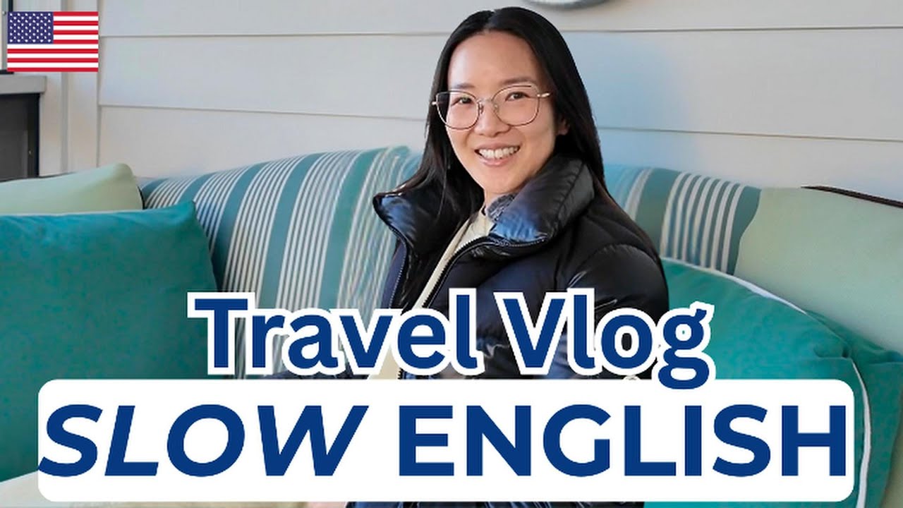 Slow English Travel Vlog ✈️ | Airport English with Comprehensible Input