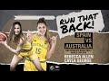 LIVE - Spain vs Australia - Run that back! with Cayla George and Bec Allen - #FIBAWWC 2018