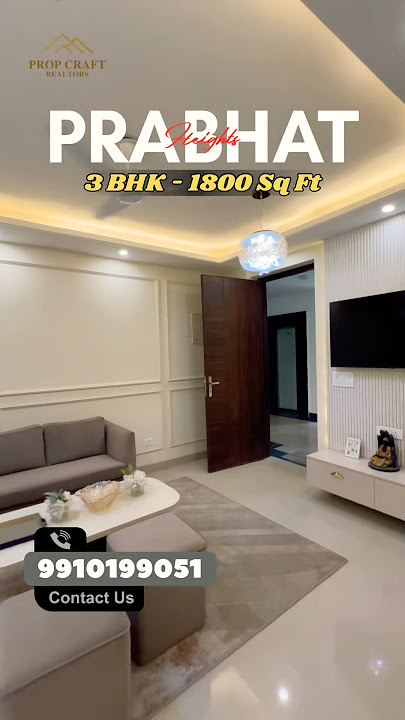 Massive Ready to Move 3 BHK (1800 Sq Ft) || Start 1.30 Cr || Prabhat Heights || Crossing Republic