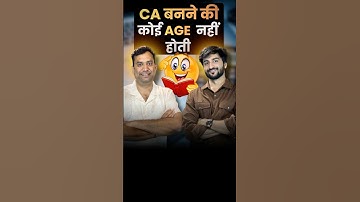 There is no age limit to become a CA! ❤️ | Inspiring Story Shared by Akshansh | CA Talks with Dr....