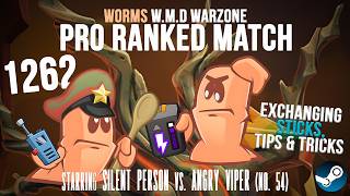 Pro Ranked Match #1262: Silent Person ⚔️ Angry Viper (No. 54) | Worms W.M.D Warzone☢️ Guide