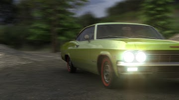 Retro Car Animation I Path Tools I Element 3D I After Effect CC 2022