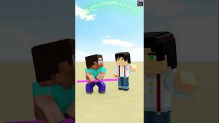 HELP HEROBRINE TO POWER UP AND THROW A STICK #shorts  #minecraft