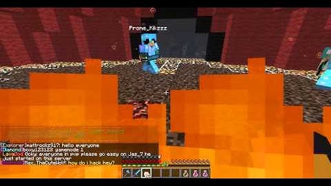 Prome_kikzzz hacking on Lavacraft PVP