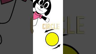 Let’s trace the circle together! #dailybaileybean #animation #educational