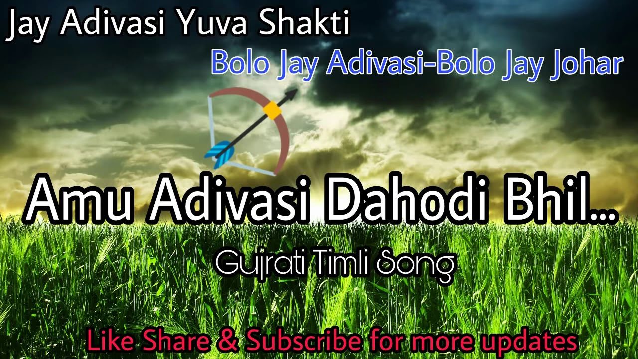 Bolo Jay Adivasi   Bolo Jay Johar Amu Adivasi Dahodi Bhil Jays Adivasi Timli Song 2017