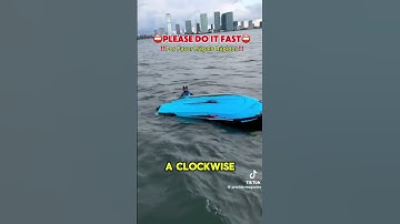 How to flip the jetski?