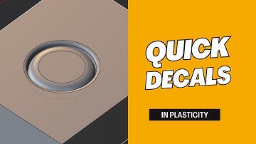 How to make a decal in Plasticity (Drawing in 3D)