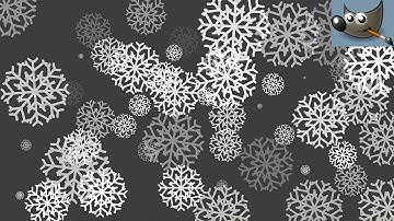 How to Create Random Snowflakes in Gimp