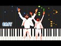 Innossb ft diamond platnumz  yope remix  easy piano tutorial by synthly