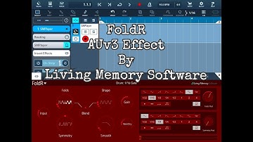 FoldR by Living Memory Software Wave Folding AUv3 Effect Demo for the iPad