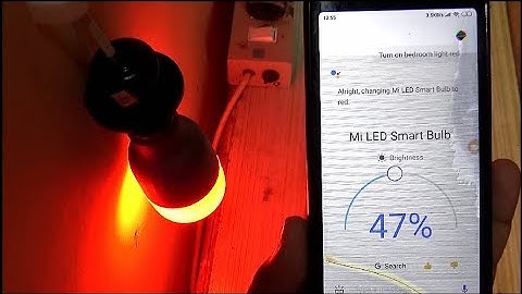 How to Connect Mi  Smart Led Bulb to Google Assistant |  Yeelight Bulb Setup With Google Assistant