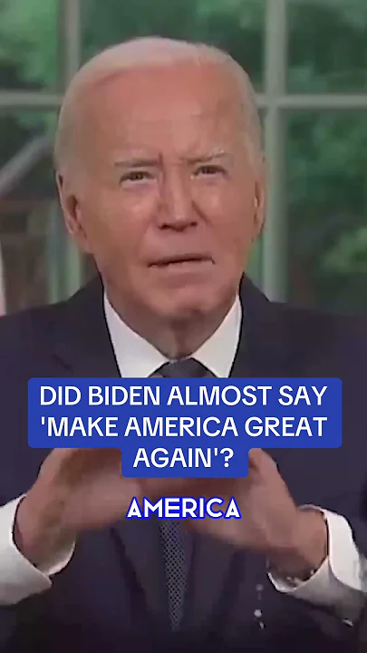Did Biden almost say ‘Make America Great Again’?!