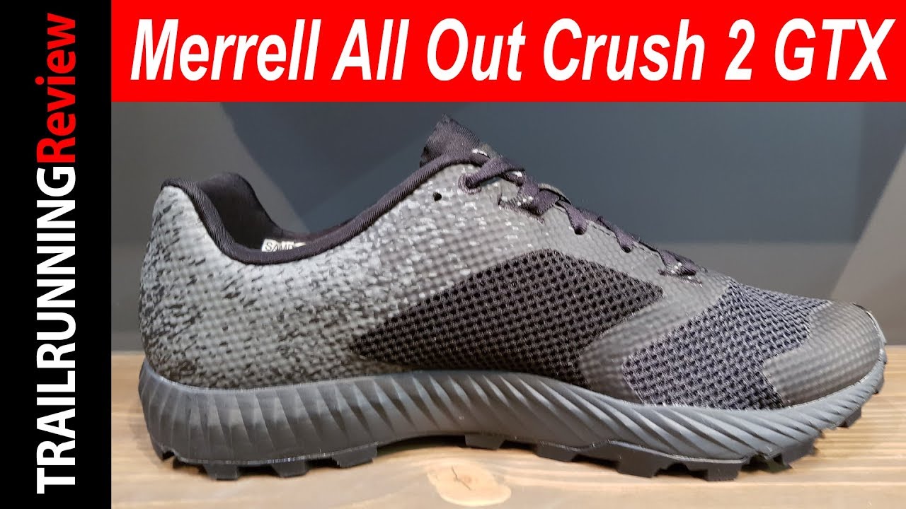 merrell men's all out crush tough mudder trail running shoes