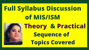 Management Information System | Information Systems Management | MIS Syllabus Discussion | GGSIPU DU