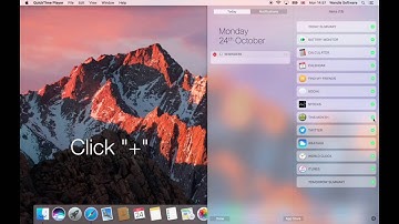 Quick Calendar -- Adding to Notification Center