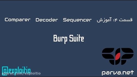 Burp Suite 4 - Sequencer, Decoder, Comparer
