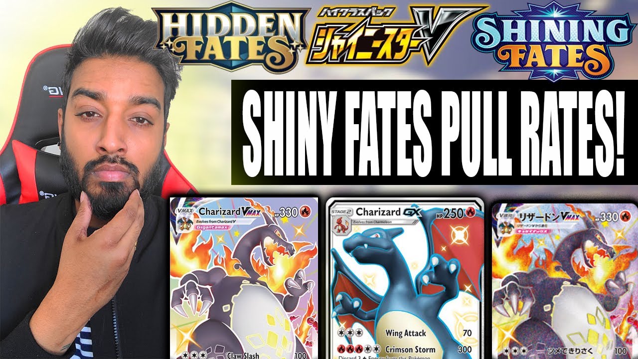 POKEMON PULL RATES FOR SHINING FATES AND COMPARING TO HIDDEN FATES AND