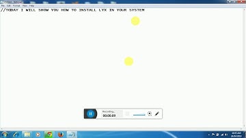Lyx Installation Step by step