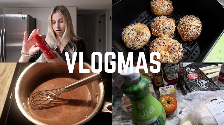 VLOGMAS DAY 21: a Publix run + making bagels + lot...