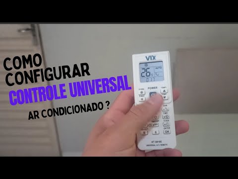 Como configurar controle universal ar condicionado? - YouTube