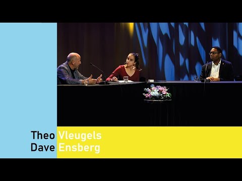 Eveline van Rijswijk in gesprek met Theo Vleugels en Dave Ensberg-Kleijkers