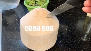 [How to open a young coconut at home, the easy method!] Profile