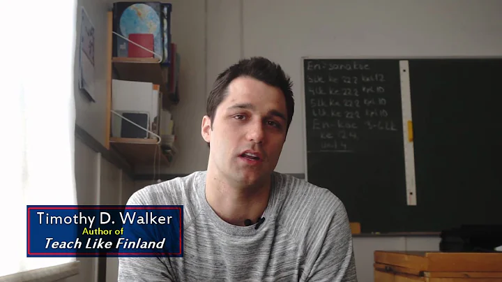 Timothy D. Walker discusses what inspired him to write TEACH LIKE FINLAND