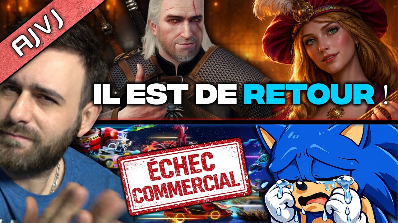 Sonic Crossworld = échec commercial 😯 Witcher 4 aura le compositeur de Witcher 3, terminé pour AoC,